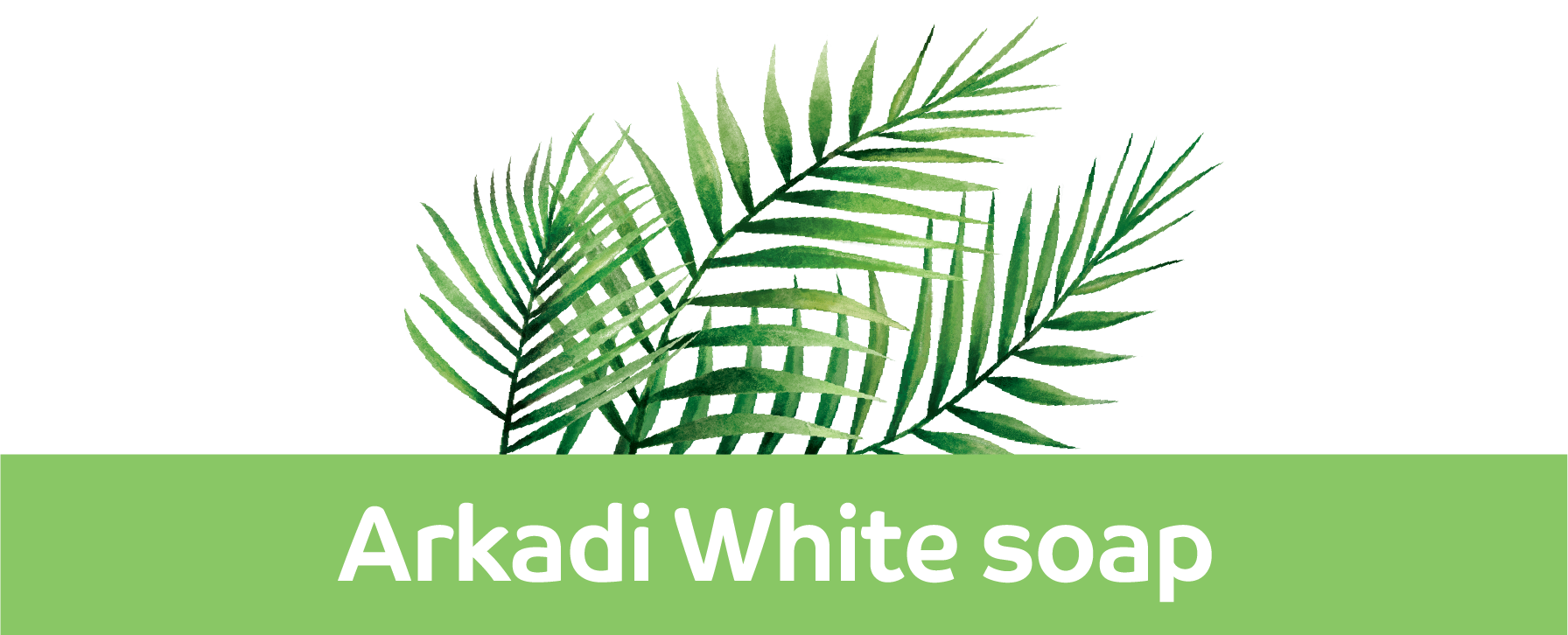 Arkadi Classic White Soap bar - Soap Factory Arkadi