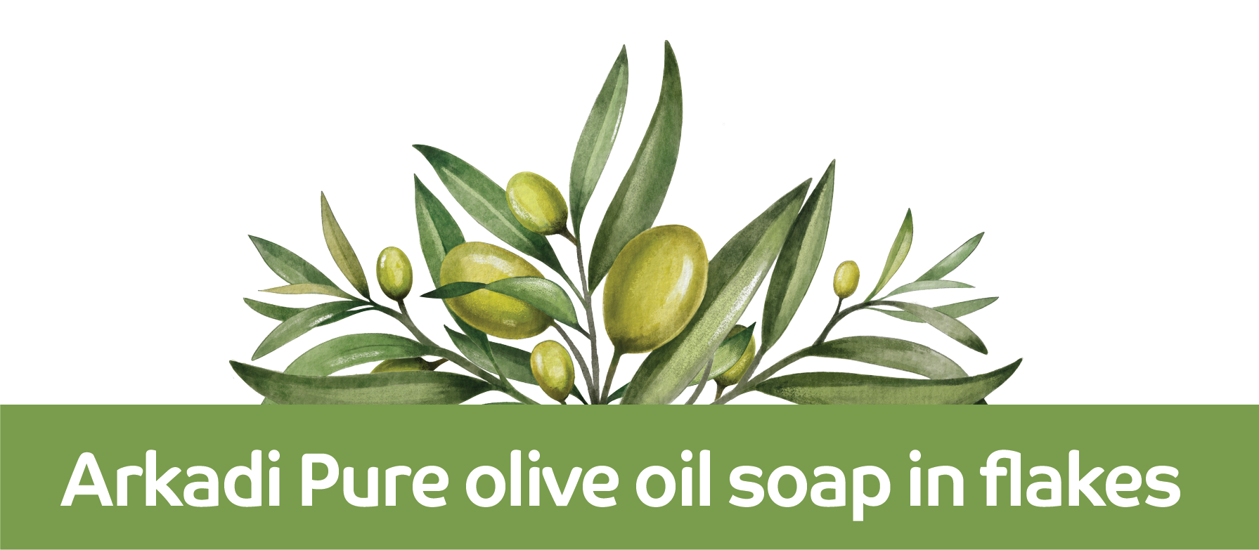 Arkadi Traditional Soap Flakes - Green Soap